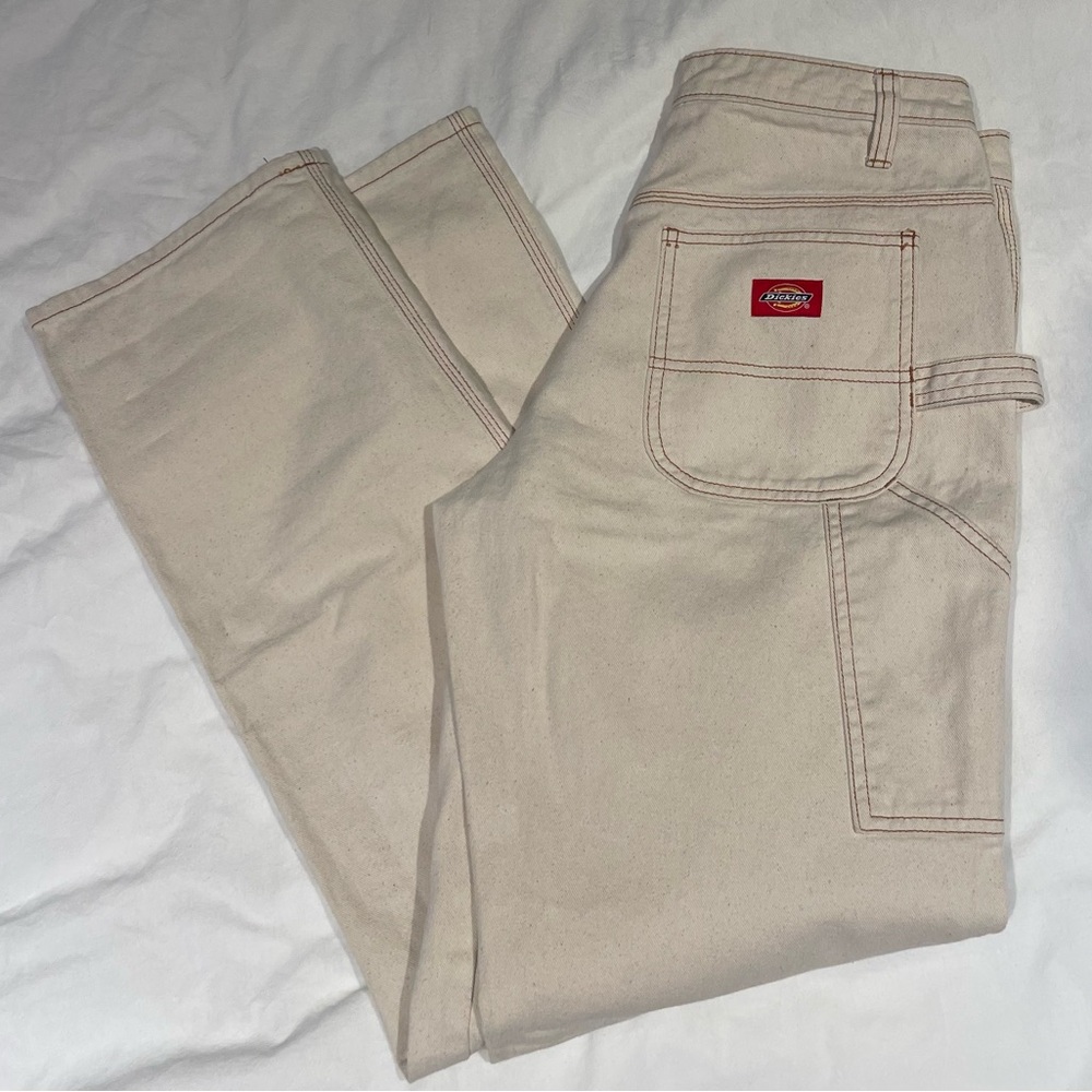 Tan/Cream/White Dickies Women’s Cargo Pants